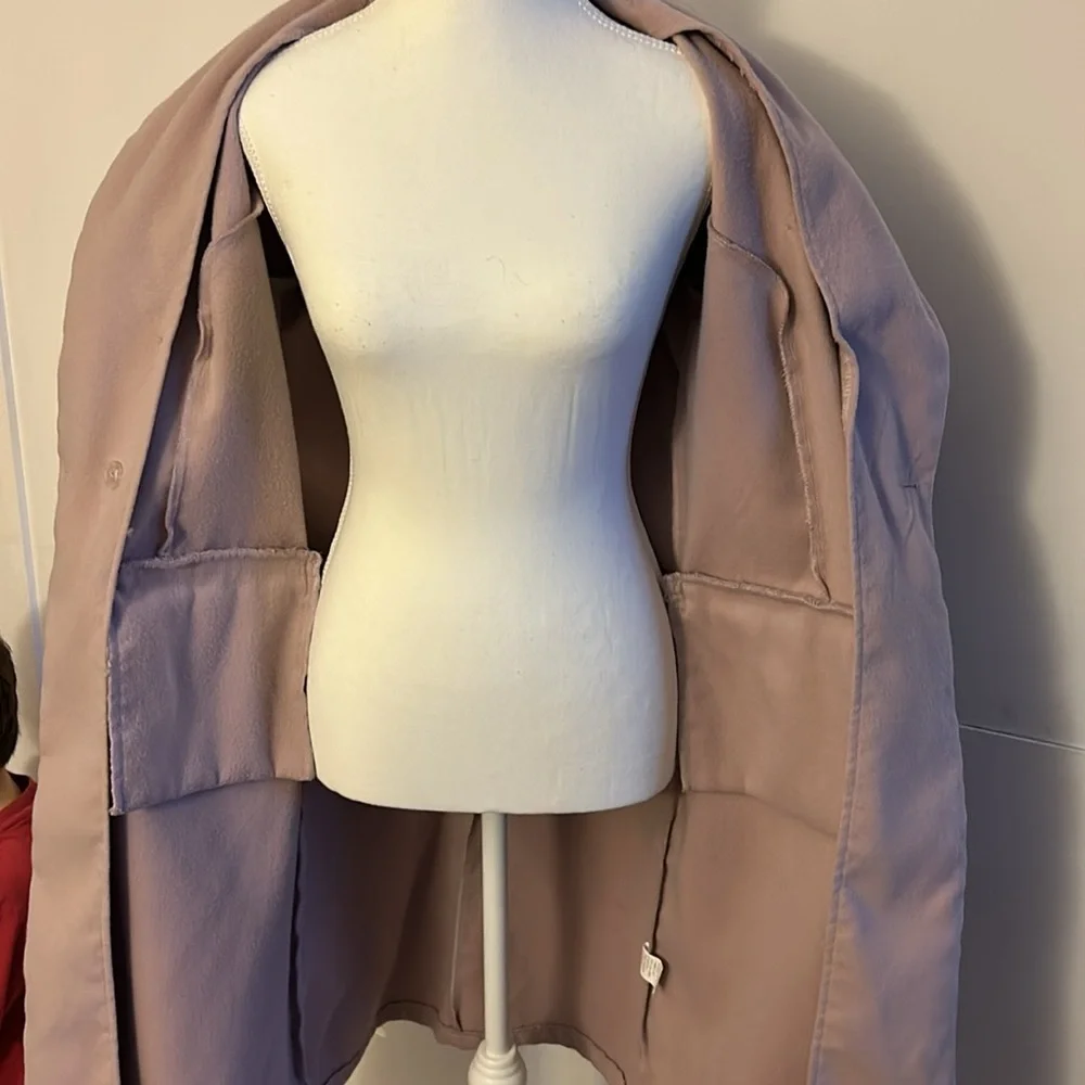 Dusty Pink Peacoat - Picture 11 of 12
